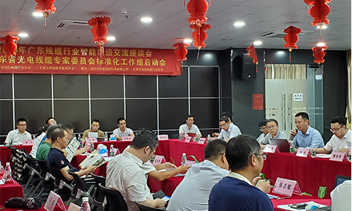 華磊迅拓受邀為MES廠商代表，與廣東光電線纜委員會共同承辦2019廣東線纜行業智能制造交流座談會